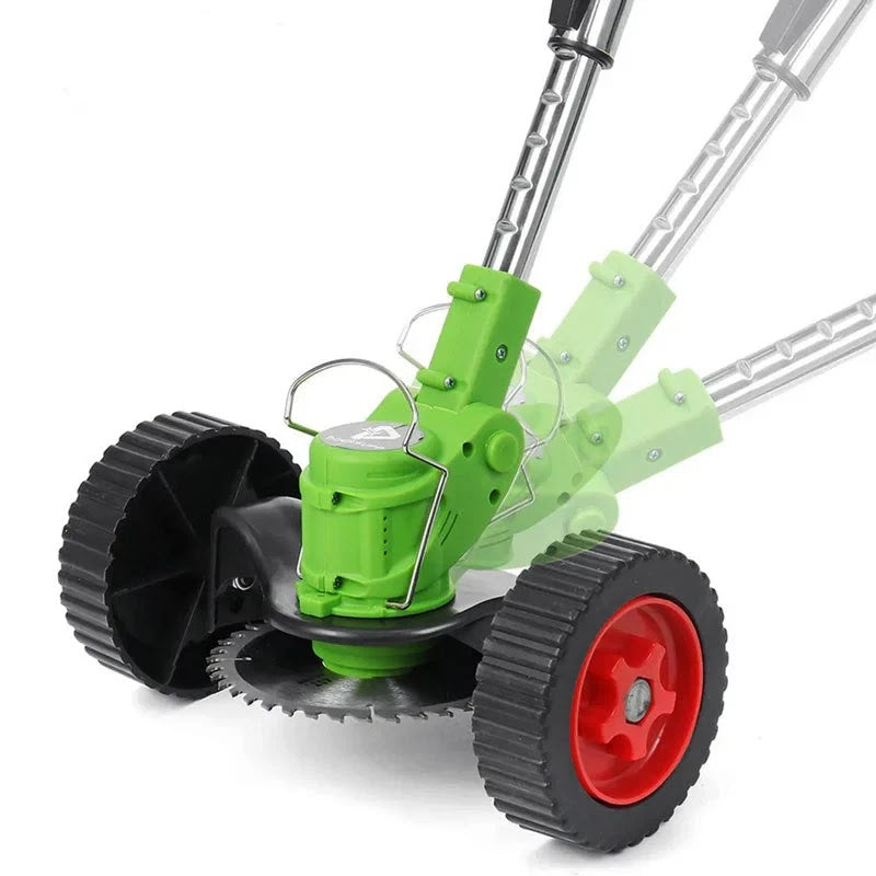 Cordless Grass Strimmer – Battery Powered Garden Trimmer with Steel Blades