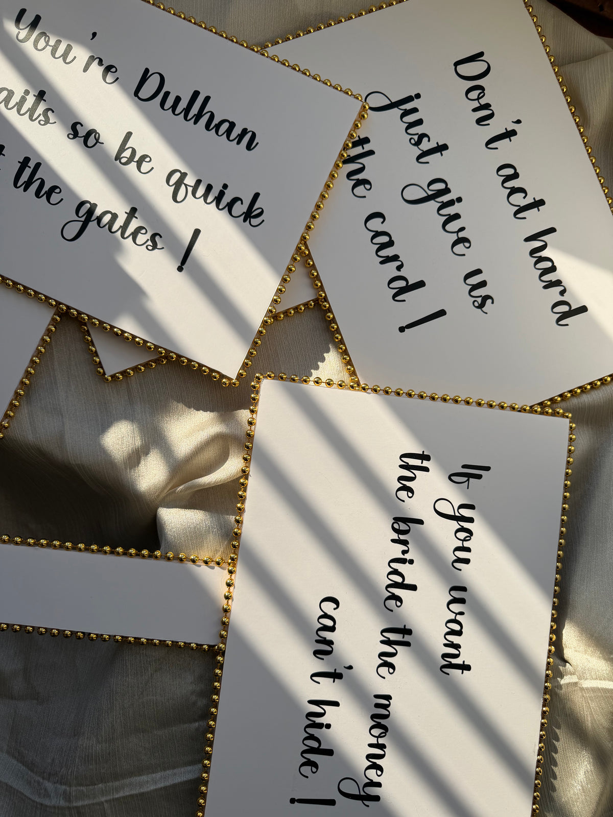 Personalised Wedding Welcome Signs- Foamboard Wedding Gates- Team Bride No Entry Sign