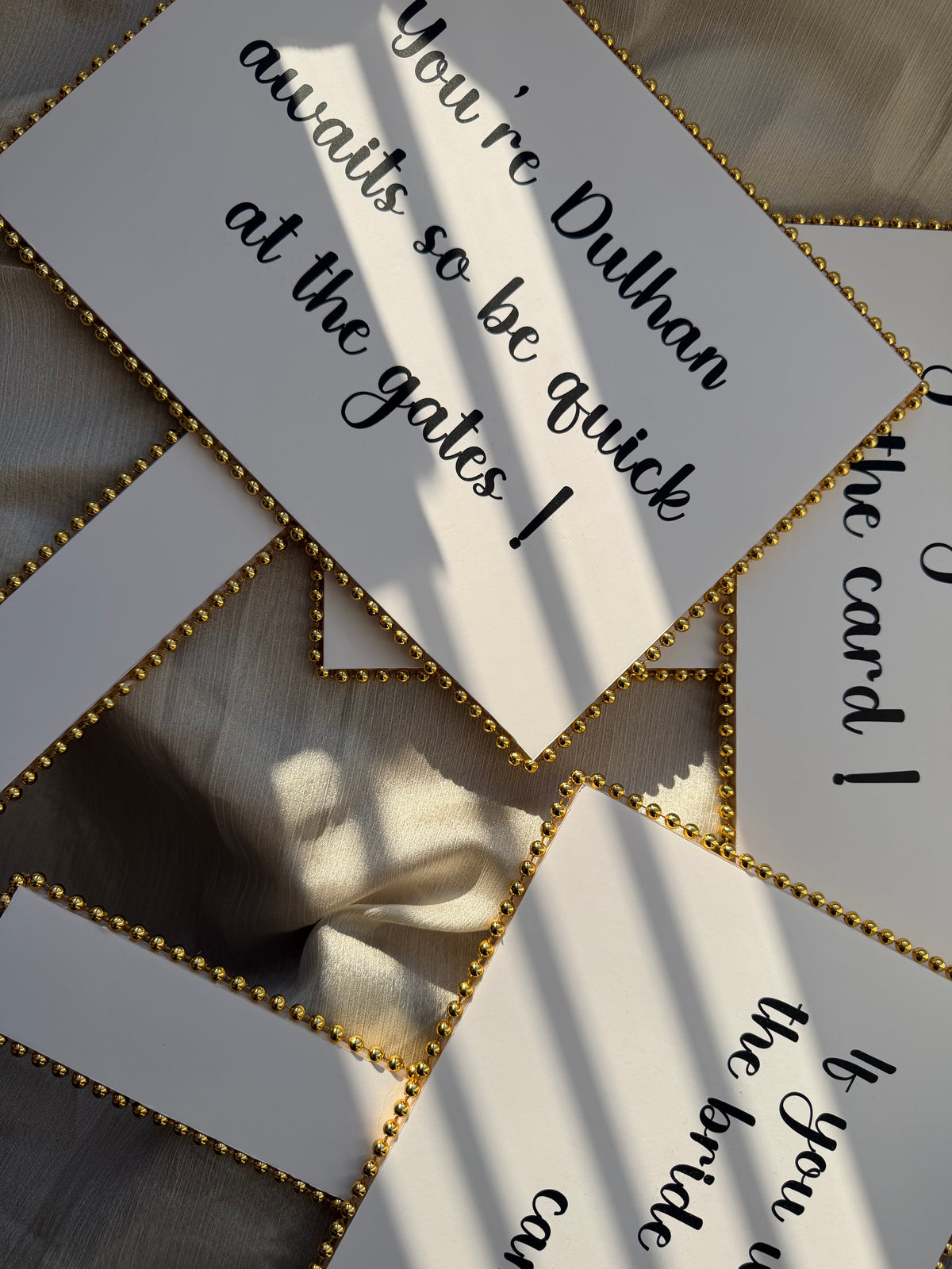 Personalised Wedding Welcome Signs- Foamboard Wedding Gates- Team Bride No Entry Sign